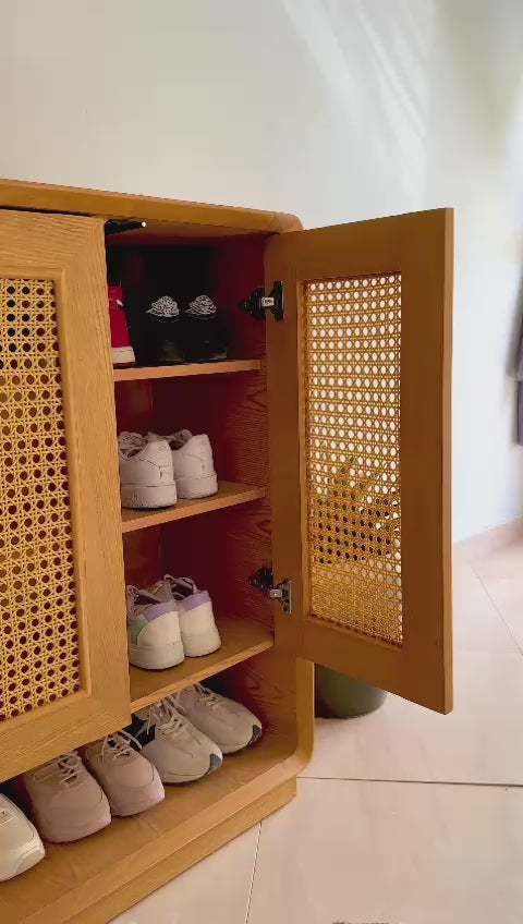 Rattan Shoe Storage from ANEEQ