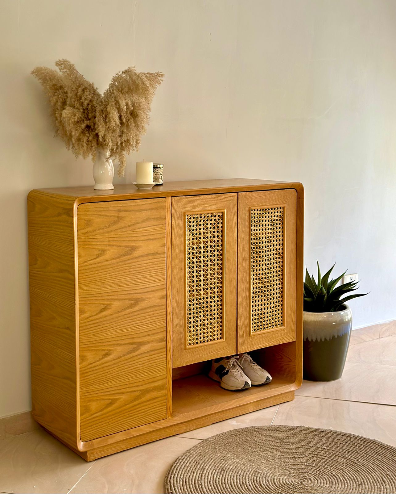 Rattan Shoe Storage from ANEEQ