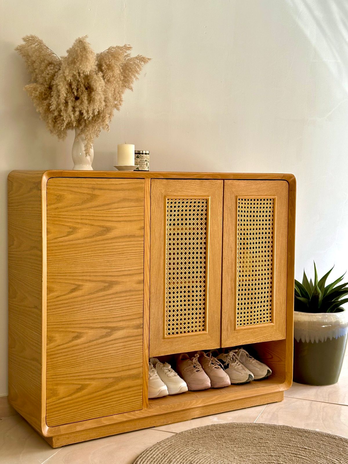 Rattan Shoe Storage from ANEEQ