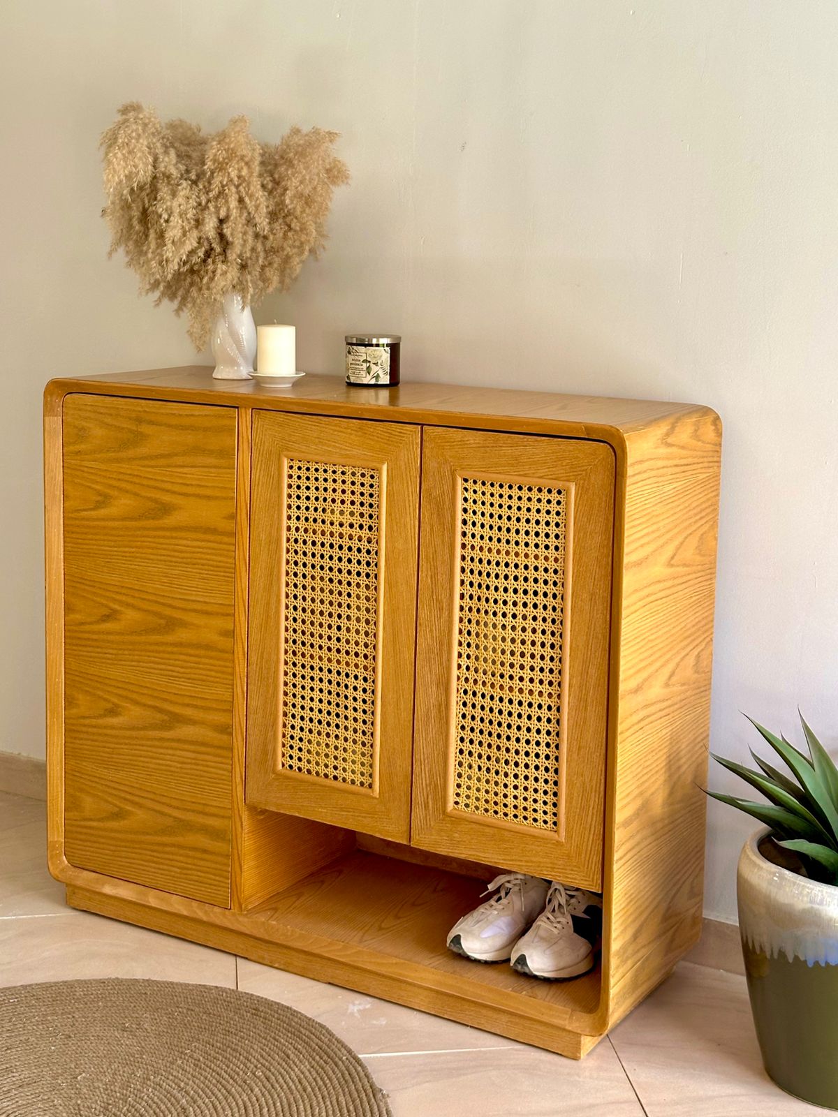 Rattan Shoe Storage from ANEEQ